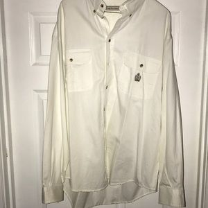 Vintage Bugle Boy Off White long sleeve shirt